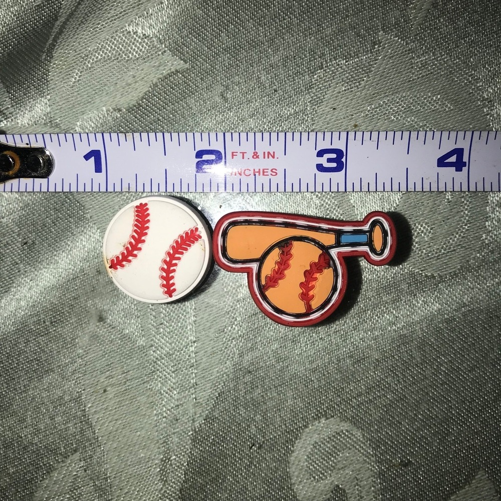Baseball Bat Ball Sport Shoe Charms